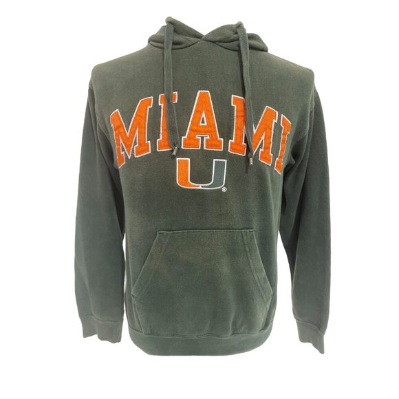 University of Miami Hurricanes Vintage Hoodie (S) - Picture 1 of 3